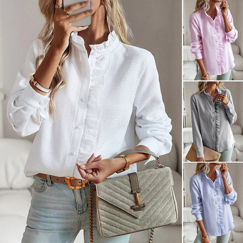 Sofia Laurent | Paris Ruffle Blouse Luxe