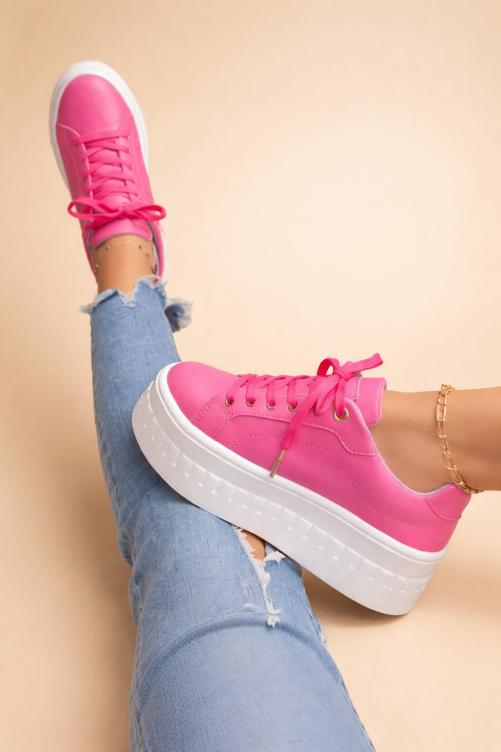 Valentina Moreau | Luxe Platform Sneakers For Women