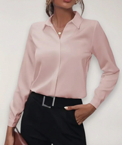 Alondra Kingsbury | Tailored Long Sleeve Blouse For Women