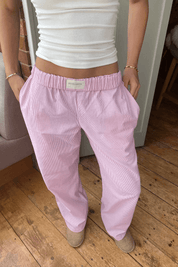 Amélie Rousseau | Relaxed Cotton Lounge Trousers For Women