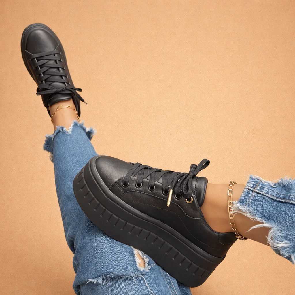 Valentina Moreau | Luxe Platform Sneakers For Women
