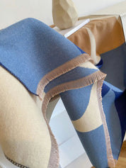 Valentina Moreau | Luxury Geometric Winter Scarf For Women