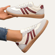 Sabrina Kline | Faux Leather Casual Sneakers For Women