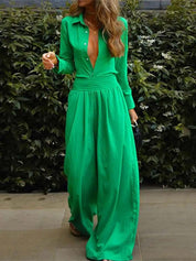 Arabella Monroe | Elegant Wide Leg Jumpsuit For Women