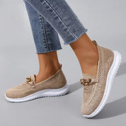 Madeleine Sinclair | Knit Chain Loafers For Women