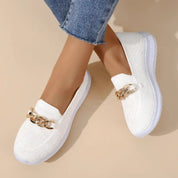 Madeleine Sinclair | Knit Chain Loafers For Women
