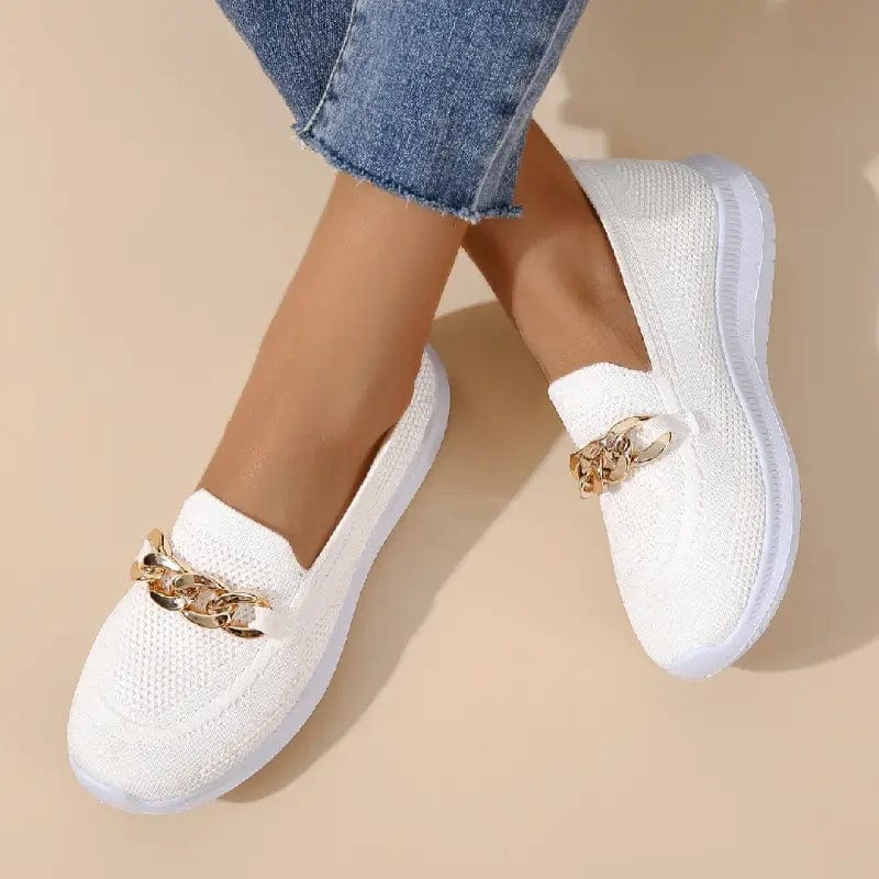 Madeleine Sinclair | Knit Chain Loafers For Women