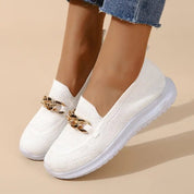 Madeleine Sinclair | Knit Chain Loafers For Women