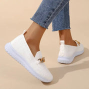 Madeleine Sinclair | Knit Chain Loafers For Women
