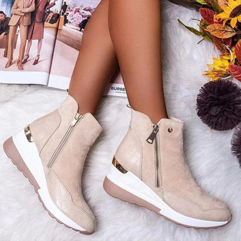 Aurélie Montclair | Wedge Comfort Ankle Boots For Women