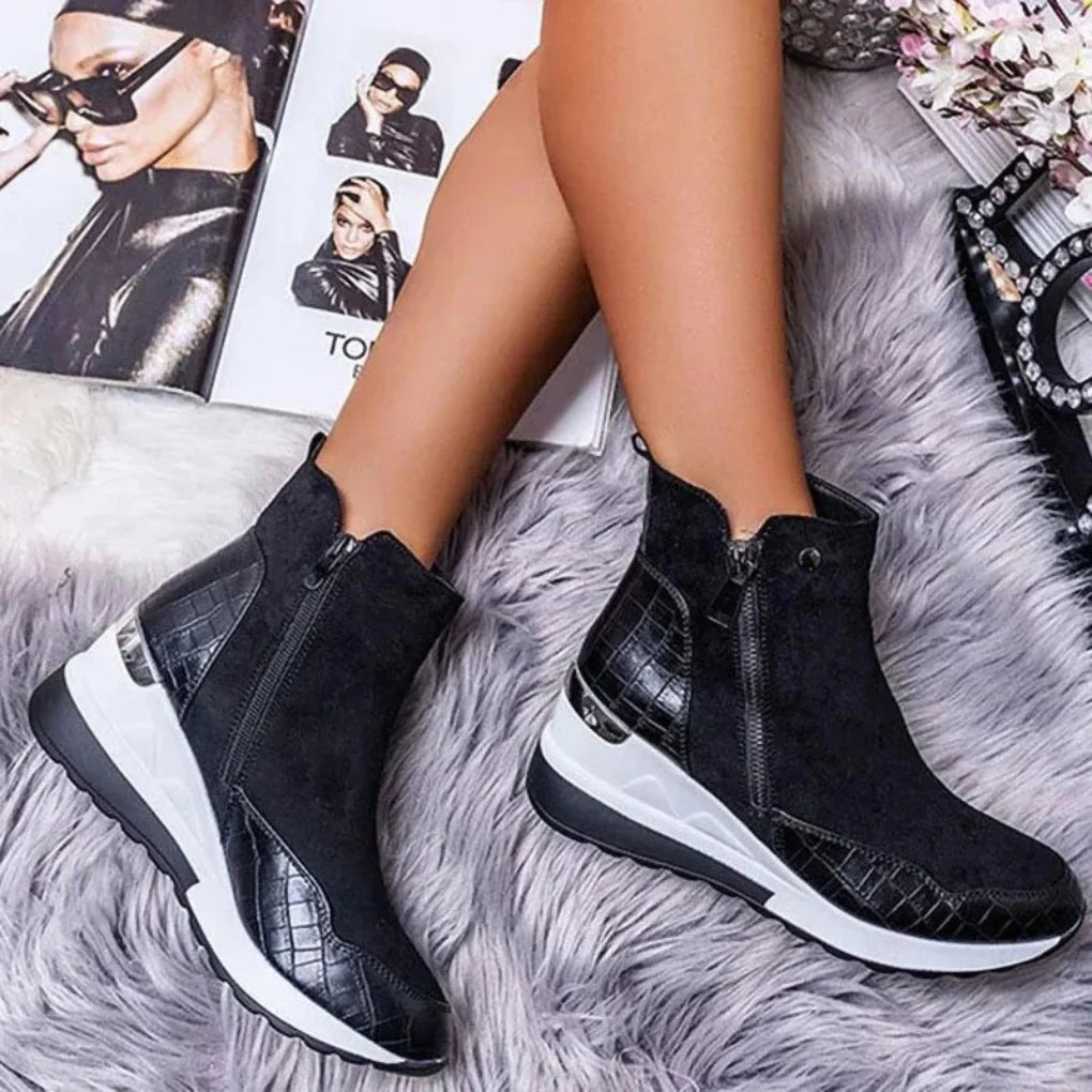 Aurélie Montclair | Wedge Comfort Ankle Boots For Women