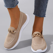 Madeleine Sinclair | Knit Chain Loafers For Women