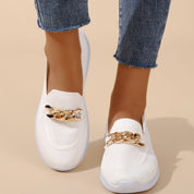 Madeleine Sinclair | Knit Chain Loafers For Women