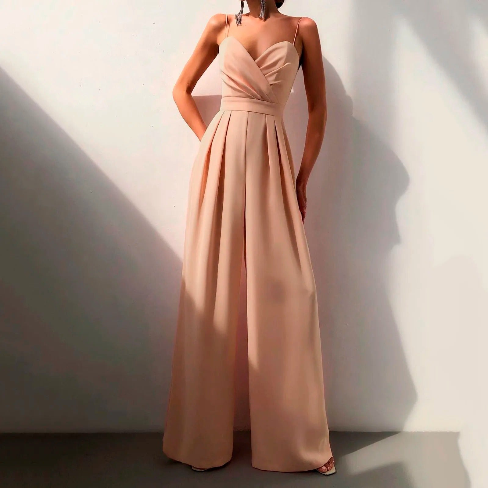 Arabella Sinclair | Elegant Wide Leg Jumpsuit For Women