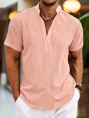Matteo Sinclair | Textured Summer Shirt For Men