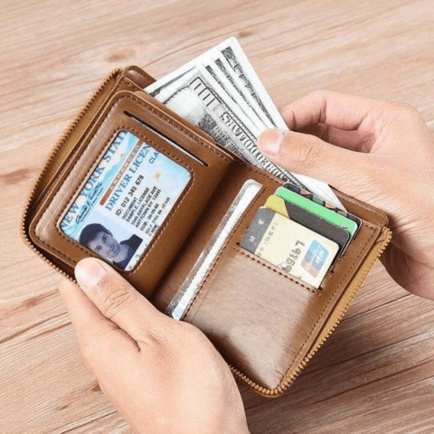 Luca Bellini | Vintage Leather Wallet For Men