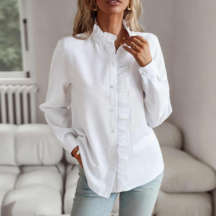 Sofia Laurent | Paris Ruffle Blouse Luxe