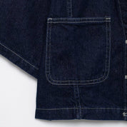 D-Tee | Women’s Short Sleeve Cropped Dark Wash Denim Jacket