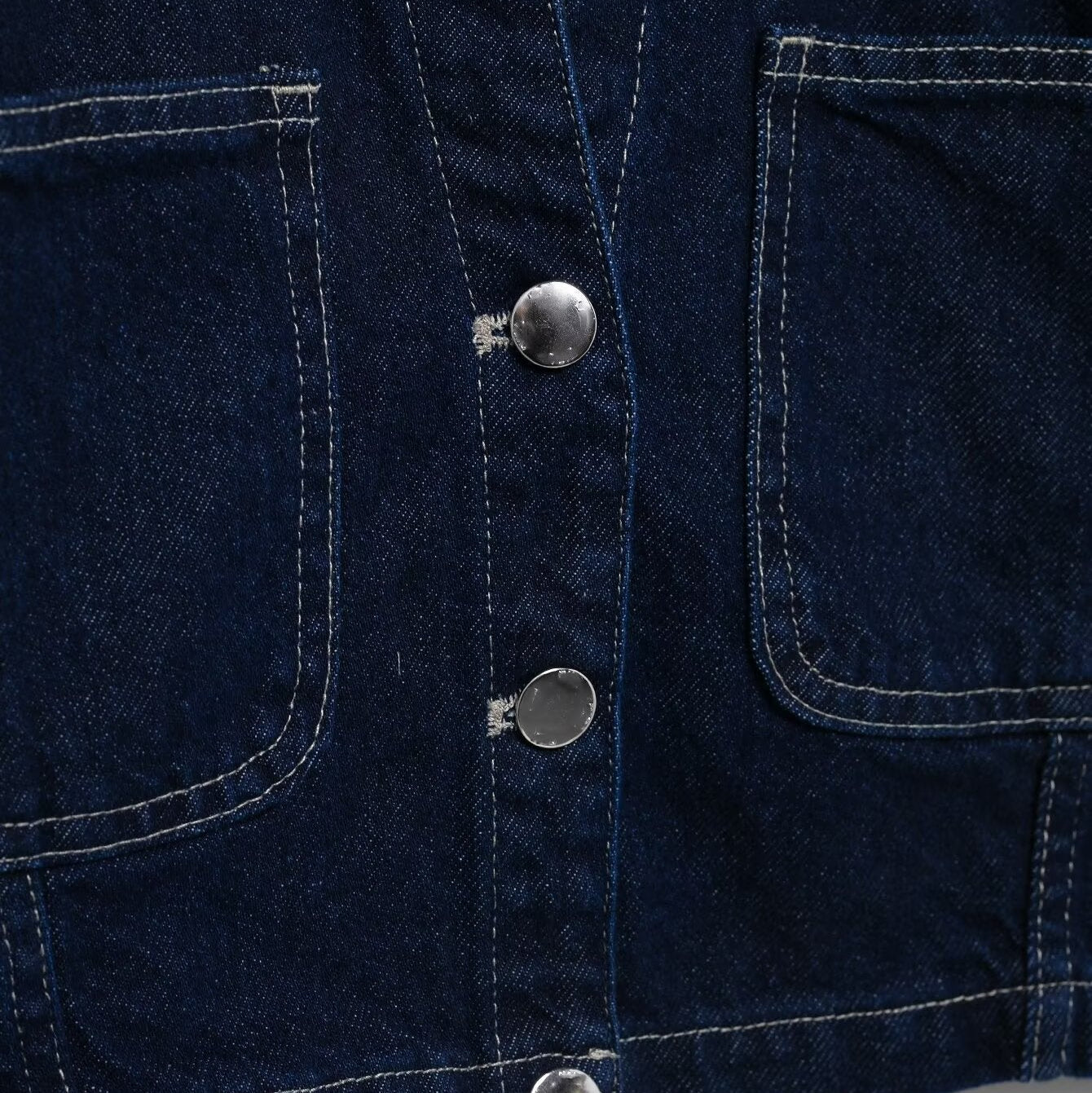 D-Tee | Women’s Short Sleeve Cropped Dark Wash Denim Jacket