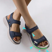 Charlotte Pemberton | Orthopedic Platform Sandals with Adjustable Straps