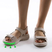 Charlotte Pemberton | Orthopedic Platform Sandals with Adjustable Straps