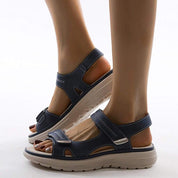 Charlotte Pemberton | Orthopedic Platform Sandals with Adjustable Straps
